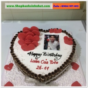 Bánh Sinh Nhật In Hình Ảnh - H568
